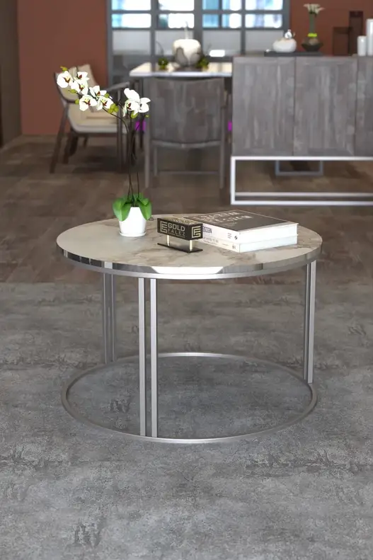 Middle Coffee Table Single Silver Luxury Special Middle Coffee Table Single Silver Luxury Special