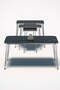 Square Silver Wire Coffee Table Set