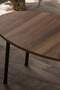 Black Metal Coffee Table Set Ellipse