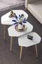 Trio 3 Wooden Zigon Coffee Table
