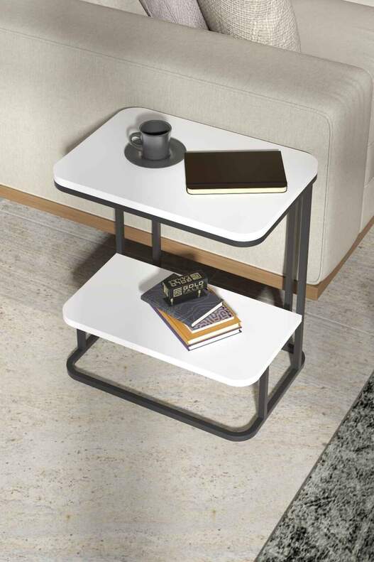 2-Tier Sofa Table Side Table