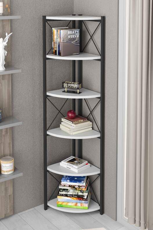 Bookshelf 6 Corner Shelf Bookshelf 6 Corner Shelf