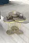 Coffee Table and Zigon Coffee Table Terra Set Gold