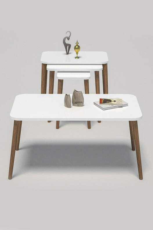 Wooden Square Coffee Table Set Wooden Square Coffee Table Set