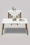 Wooden Square Coffee Table Set