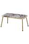 Gold Zigon Centre Coffee Table Set 3200