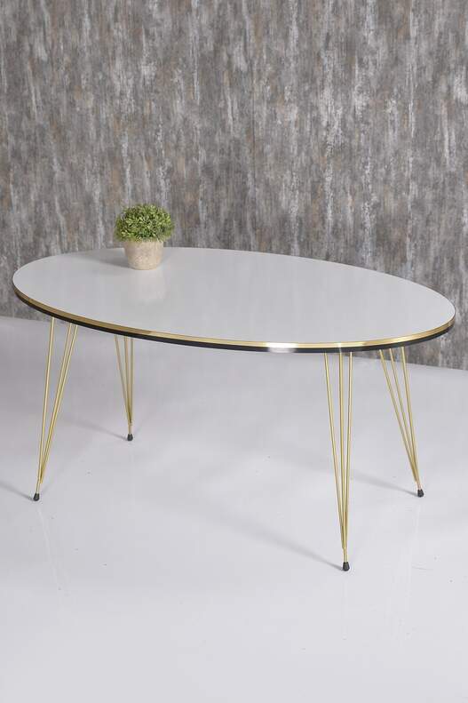 Gold Wire Double Gold Coffee Table Set Ellipse Gold Wire Double Gold Coffee Table Set Ellipse