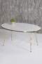 Gold Wire Double Gold Coffee Table Set Ellipse