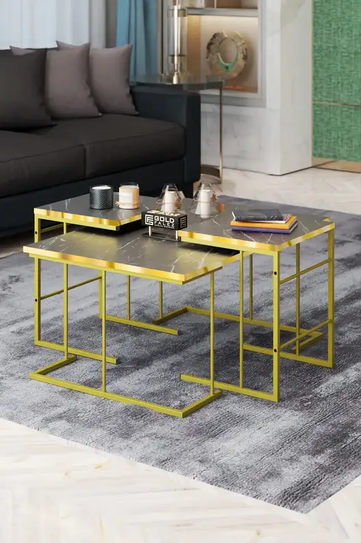 Solo Centre Coffee Table Zigon Coffee Table Gold Set Solo Centre Coffee Table Zigon Coffee Table Gold Set