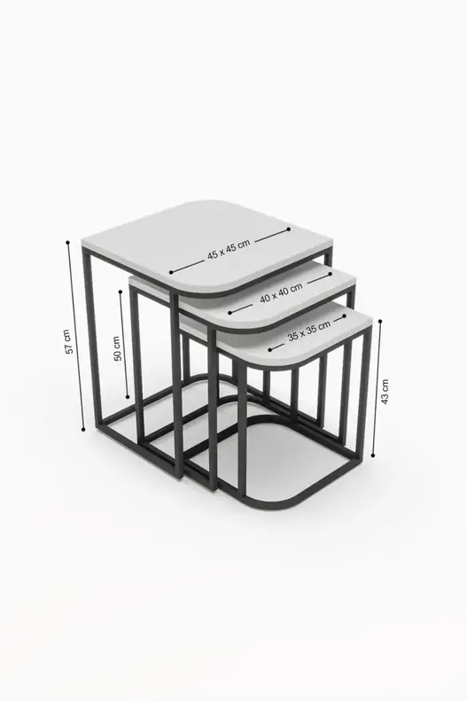 Damla Center and Zigon Coffee Table Set Damla Center and Zigon Coffee Table Set