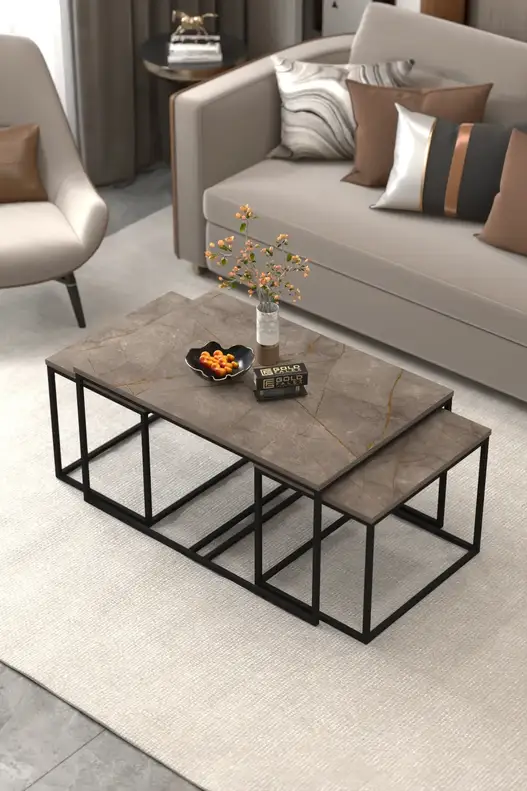 Flora Center and Zigon-Side Table Set