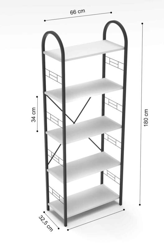 Bohemian 5 Shelf Bookcase Bohemian 5 Shelf Bookcase