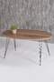 Black Wire Coffee Table Set Ellipse