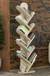 10 Shelves Decorative Compartment Bookcase - 10