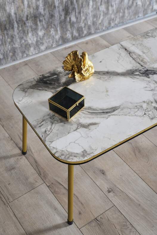 Gold Metal Double Gold Centre Coffee Table Square Gold Metal Double Gold Centre Coffee Table Square