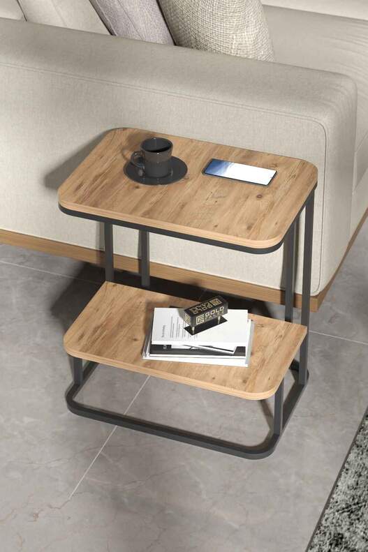 2-Tier Sofa Table Side Table