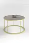 Coffee Table and Zigon Coffee Table Terra Set Gold