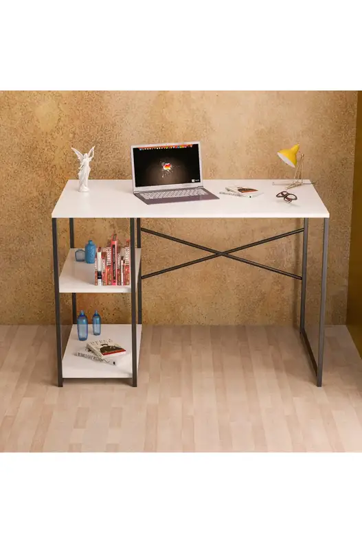 Side Shelf Study Desk