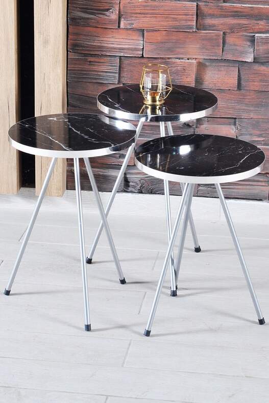 Silver Metal Zigon Coffee Table Silver Metal Zigon Coffee Table