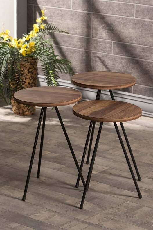 Black Metal Coffee Table Set Ellipse Black Metal Coffee Table Set Ellipse