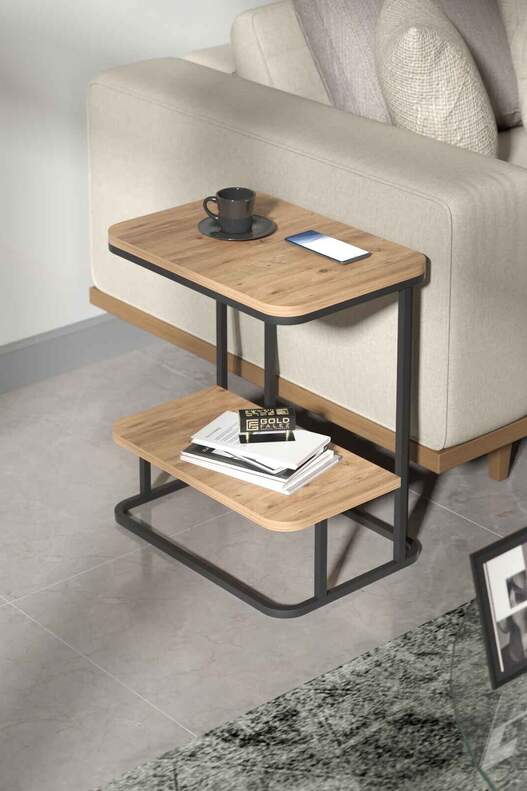 2-Tier Sofa Table Side Table