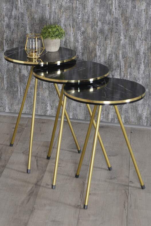 Gold Metal Double Gold Zigon Coffee Table Gold Metal Double Gold Zigon Coffee Table