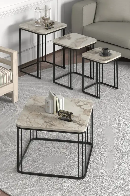 Alize Center and Zigon Coffee Table Set Alize Center and Zigon Coffee Table Set
