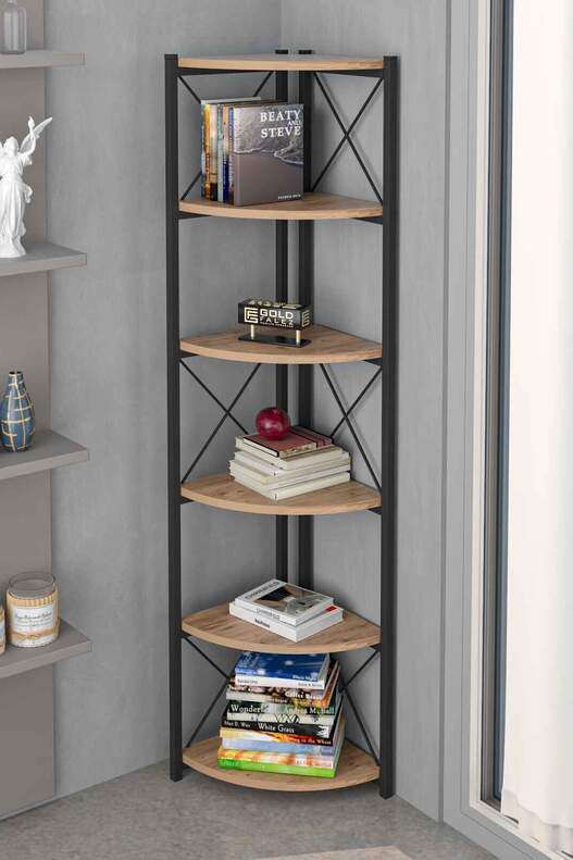 Bookshelf 6 Corner Shelf Bookshelf 6 Corner Shelf