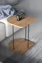 Wheeled Side Table Oval
