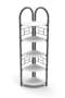 Bohemian Corner Bookcase with 5 Shelves
