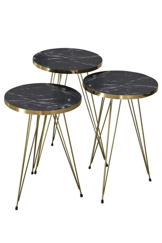 Gold Wire Zigon Coffee Table Set Ellipse Gold Wire Zigon Coffee Table Set Ellipse