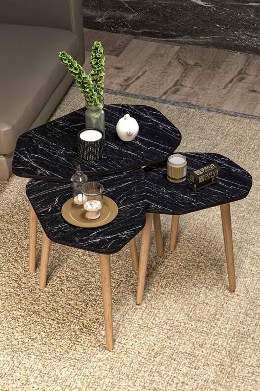 Trio 3 Wooden Zigon Coffee Table Trio 3 Wooden Zigon Coffee Table