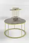 Coffee Table and Zigon Coffee Table Terra Set Gold