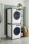 Çamaşır Makinesi Dolabı Yan Raflı Dolap Metal - 3