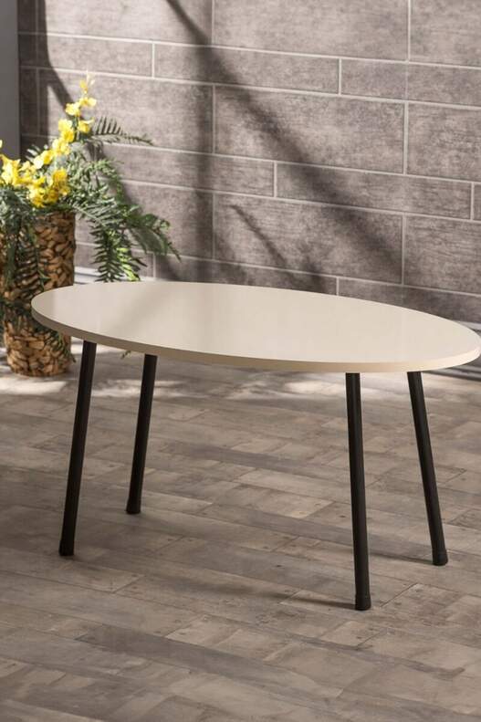 Black Metal Coffee Table Set Ellipse Black Metal Coffee Table Set Ellipse