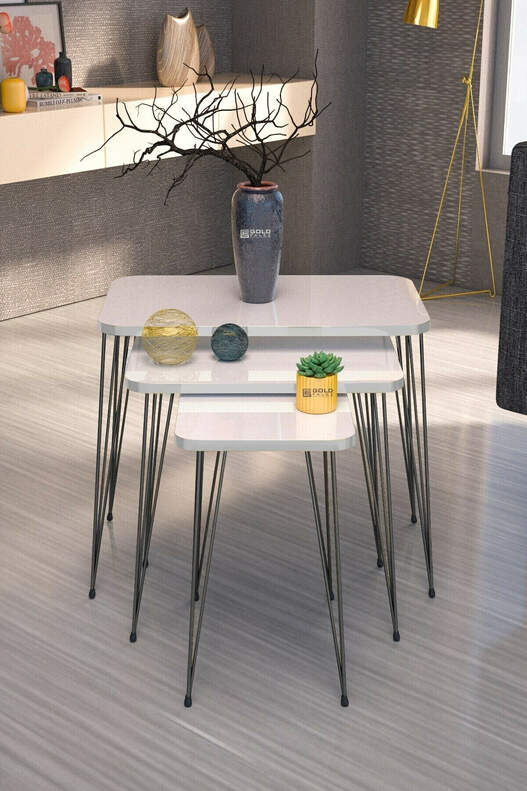 Black Wire Square Zigon Coffee Table Black Wire Square Zigon Coffee Table