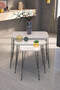 Black Wire Square Zigon Coffee Table