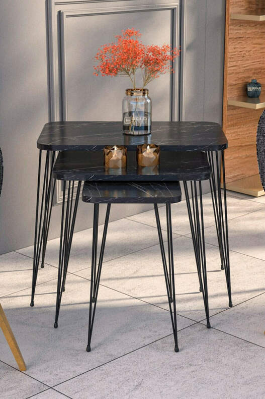 Black Wire Square Zigon Coffee Table Black Wire Square Zigon Coffee Table