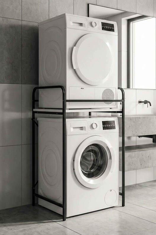 Washing Machine and Dryer Cabinet
