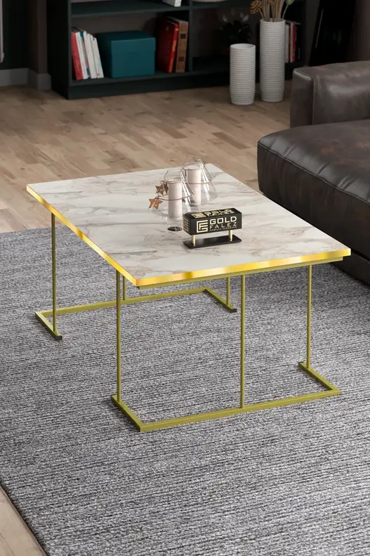 Solo Centre Coffee Table Gold Solo Centre Coffee Table Gold