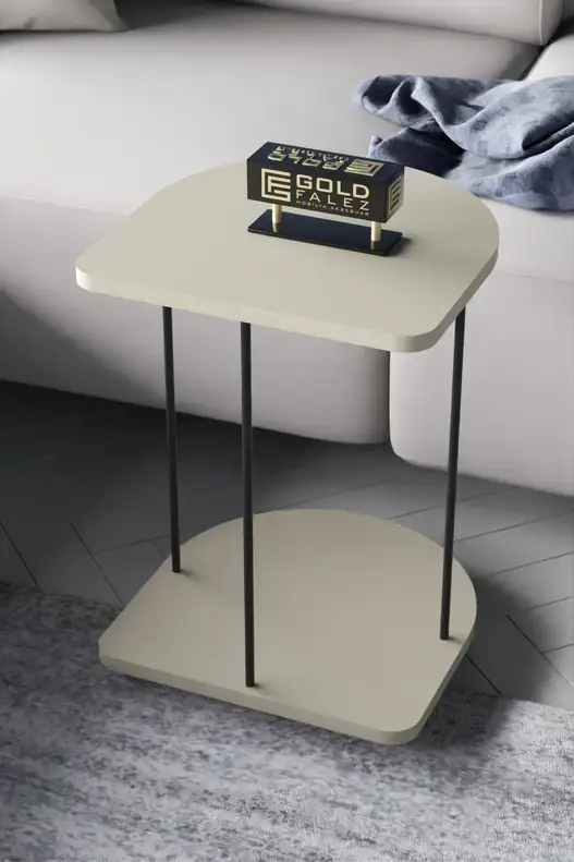 Wheeled Side Table Oval Wheeled Side Table Oval