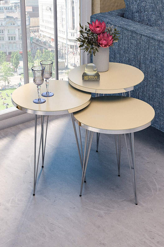 Silver Wire Zigon Coffee Table Silver Wire Zigon Coffee Table