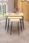 Black Wire Square Zigon Coffee Table