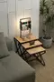 V Lux 3 Piece Zigon Coffee Table