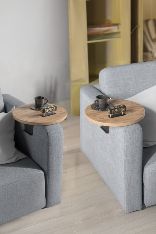 Decorative Double (2 pcs.) Side Table Round Decorative Double (2 pcs.) Side Table Round
