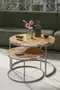 Coffee Table Double Silver Luxury Special