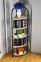 Bohemian Corner Bookcase with 5 Shelves