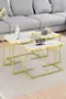 Solo Centre Coffee Table Zigon Coffee Table Gold Set