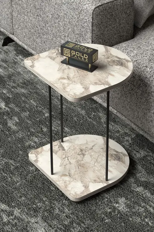 Wheeled Side Table Oval Wheeled Side Table Oval