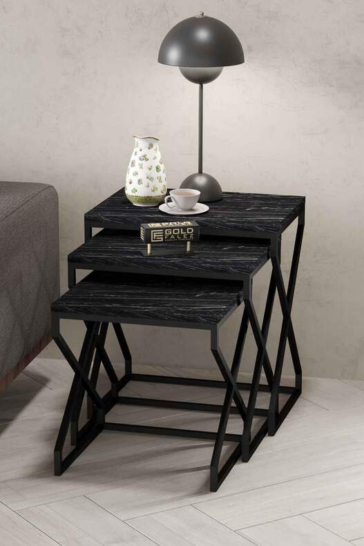 V Lux 3 Piece Zigon Coffee Table V Lux 3 Piece Zigon Coffee Table